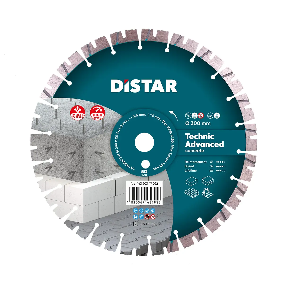 Diamantový kotúč 1A1RSS 300 Technic Advanced 1 Diamantový kotúč 1A1RSS 300 Technic Advanced 1