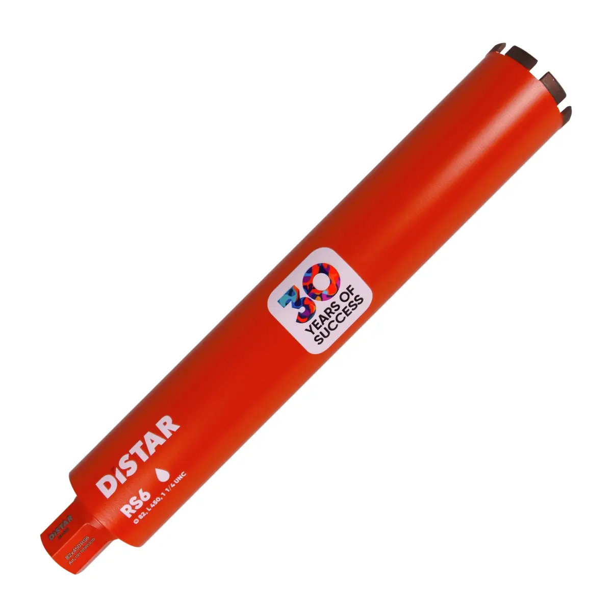 Diamond drill DDS-W 082x450x1 1/4 UNC RS6 1