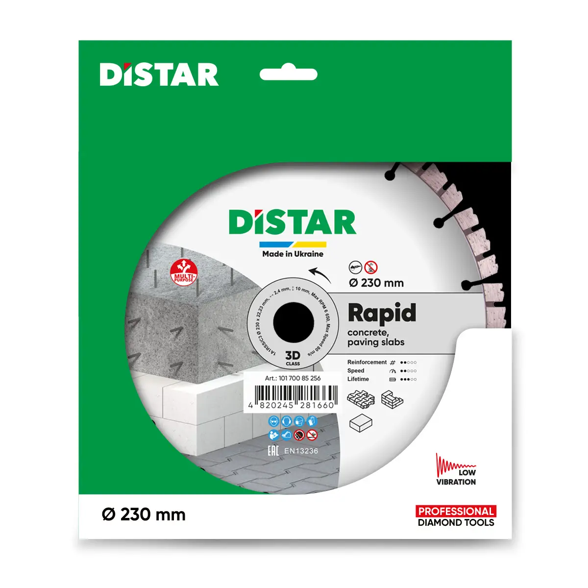 Diamantový kotúč 1A1RSS 230 Rapid 1