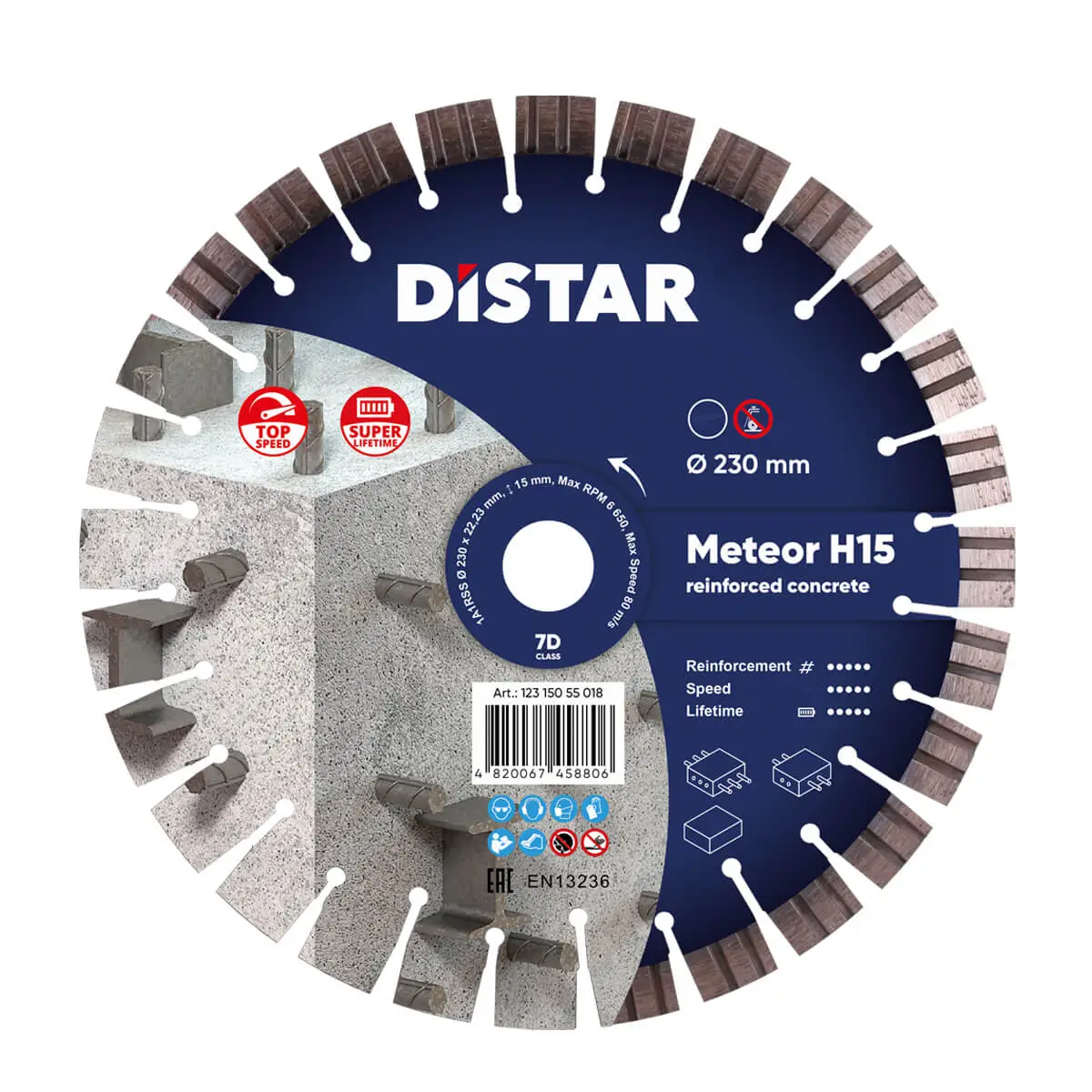 Diamantový kotúč 1A1RSS 230 Meteor H15 1