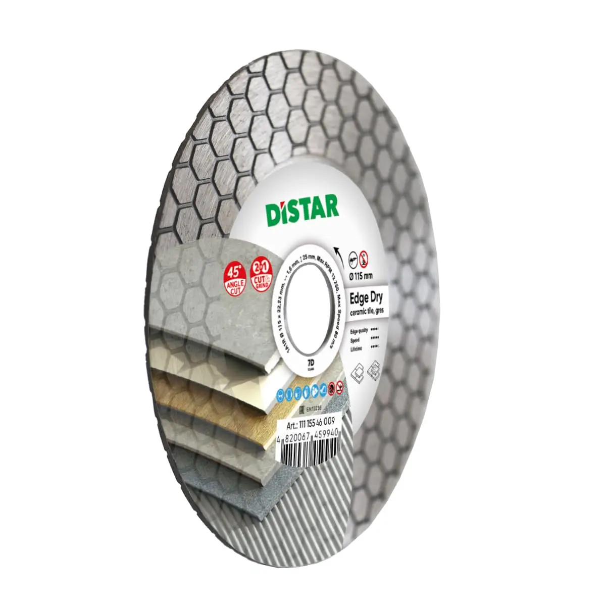 Diamond cutting blade 1A1R 115 Edge Dry 1