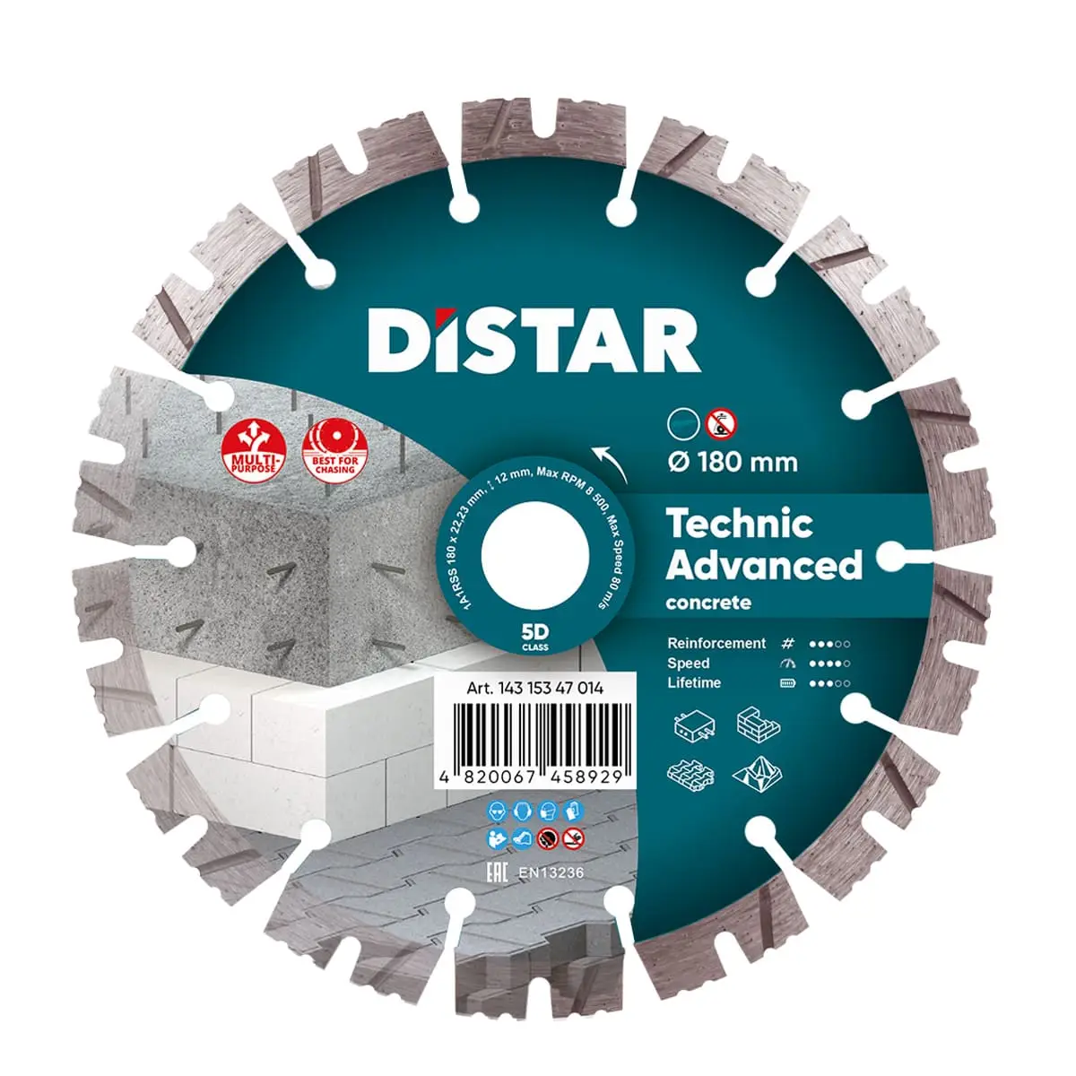 Diamantový kotúč 1A1RSS 180 Technic Advanced 1