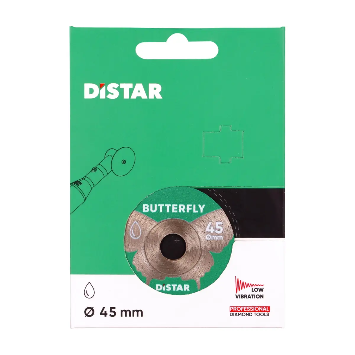 Diamantový kotúč Distar 1A1R 45x0,6x9,6h Butterfly 1