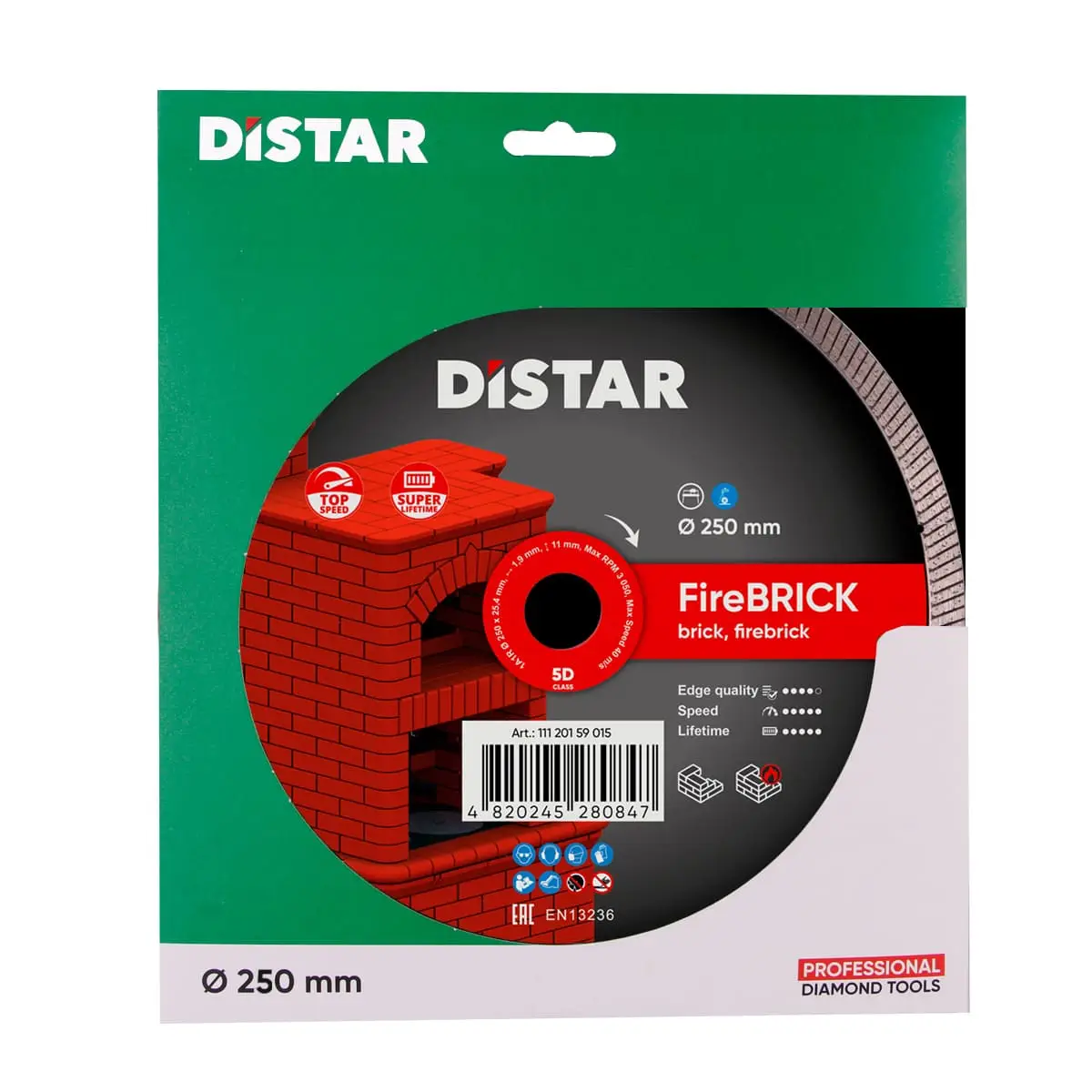Diamantový kotúč 1A1R 250 FireBRICK 1