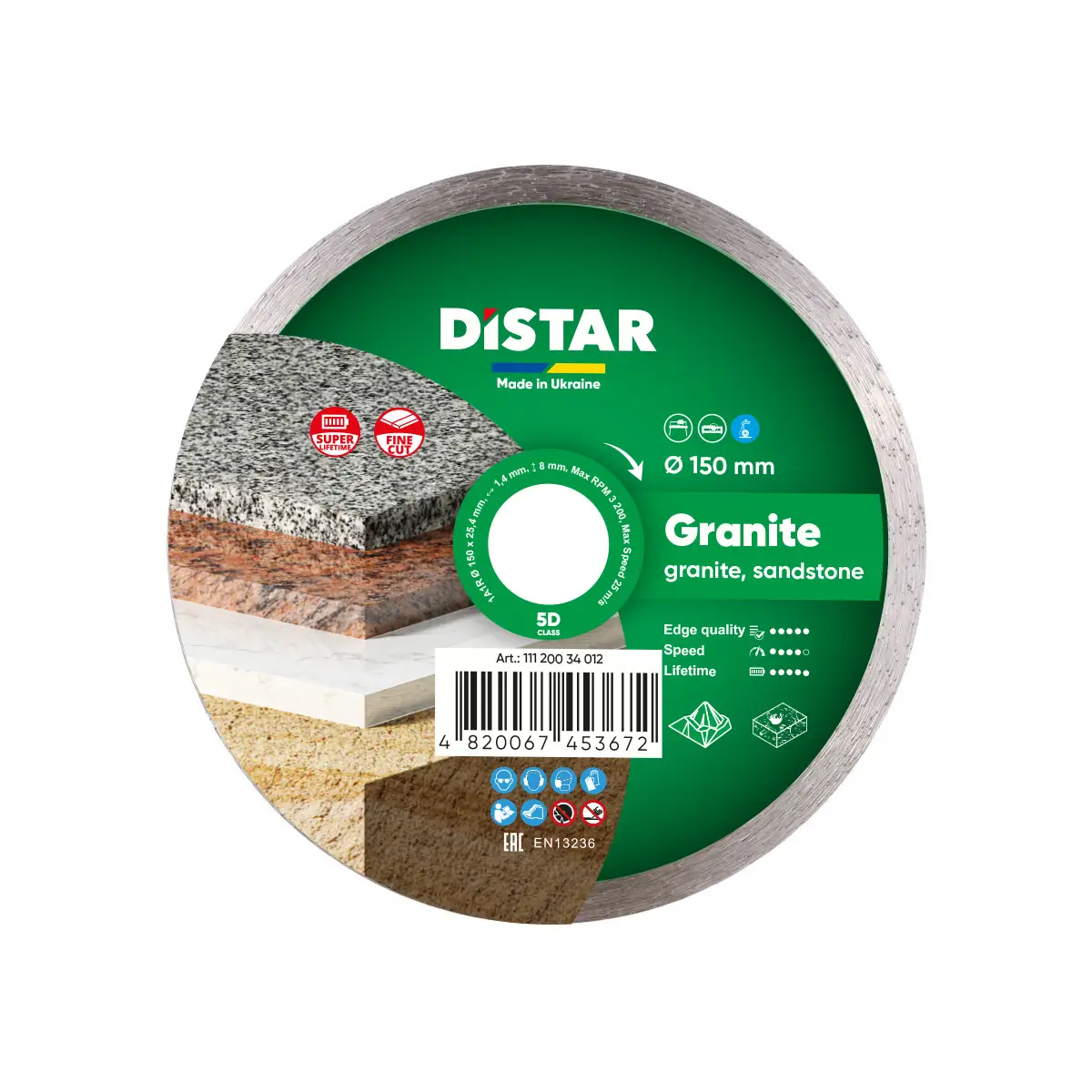 Diamantový kotúč 1A1R 150 Granite 1