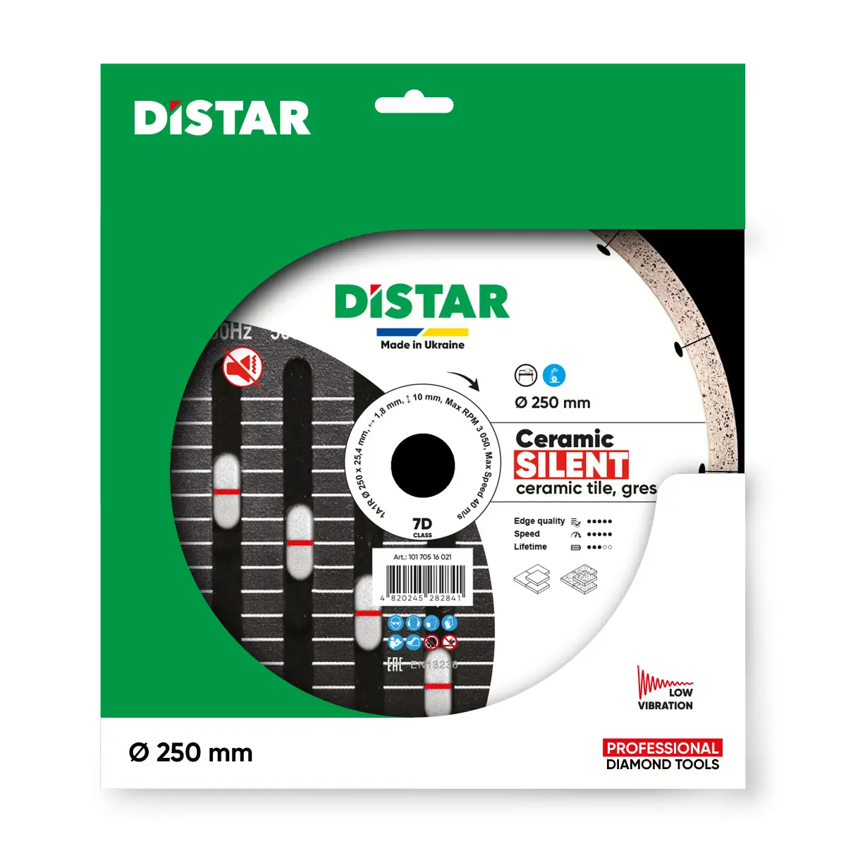 Diamantový kotúč 1A1R 250x25,4 Ceramic Silent 1