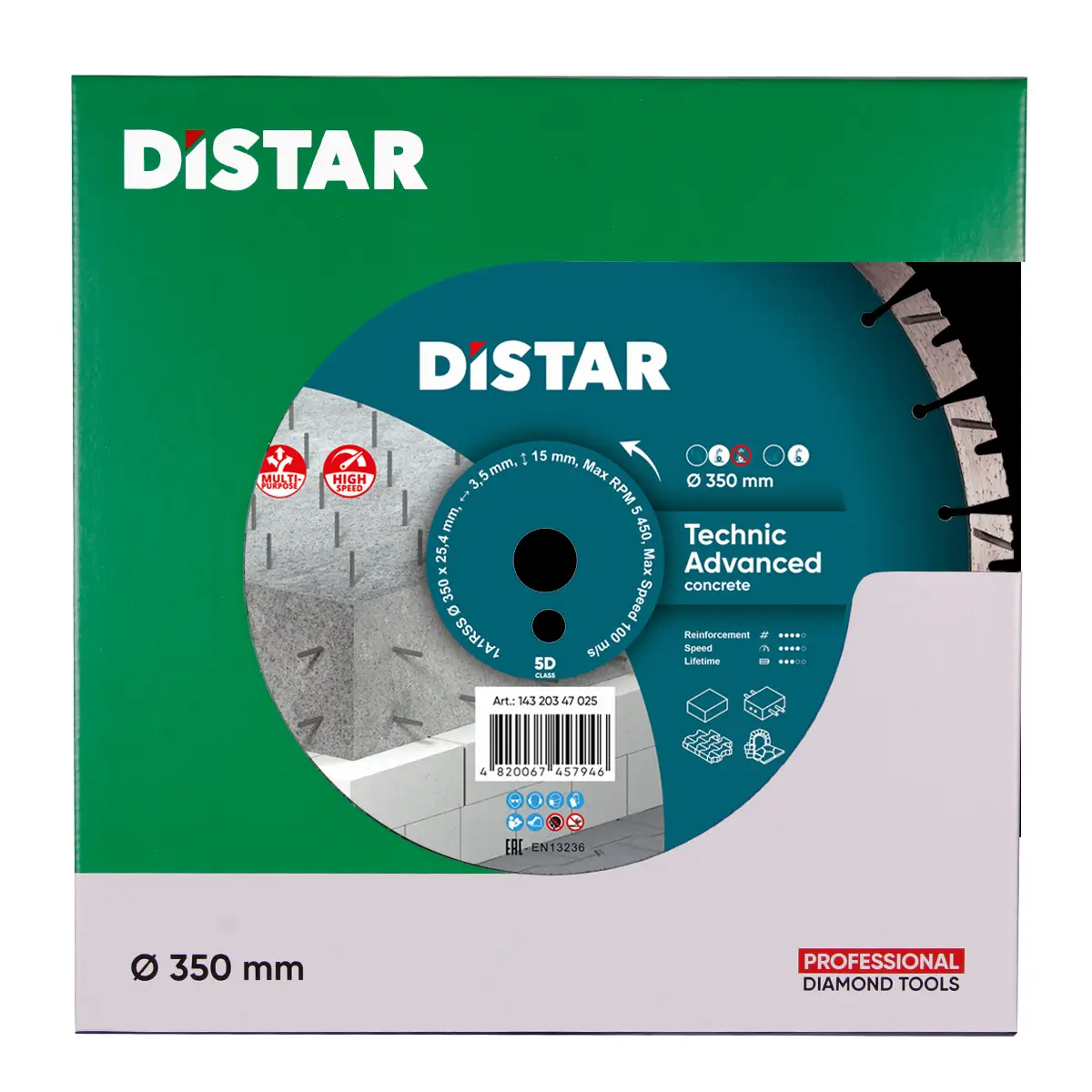 Diamantový kotúč 1A1RSS 350 Technic Advanced 1
