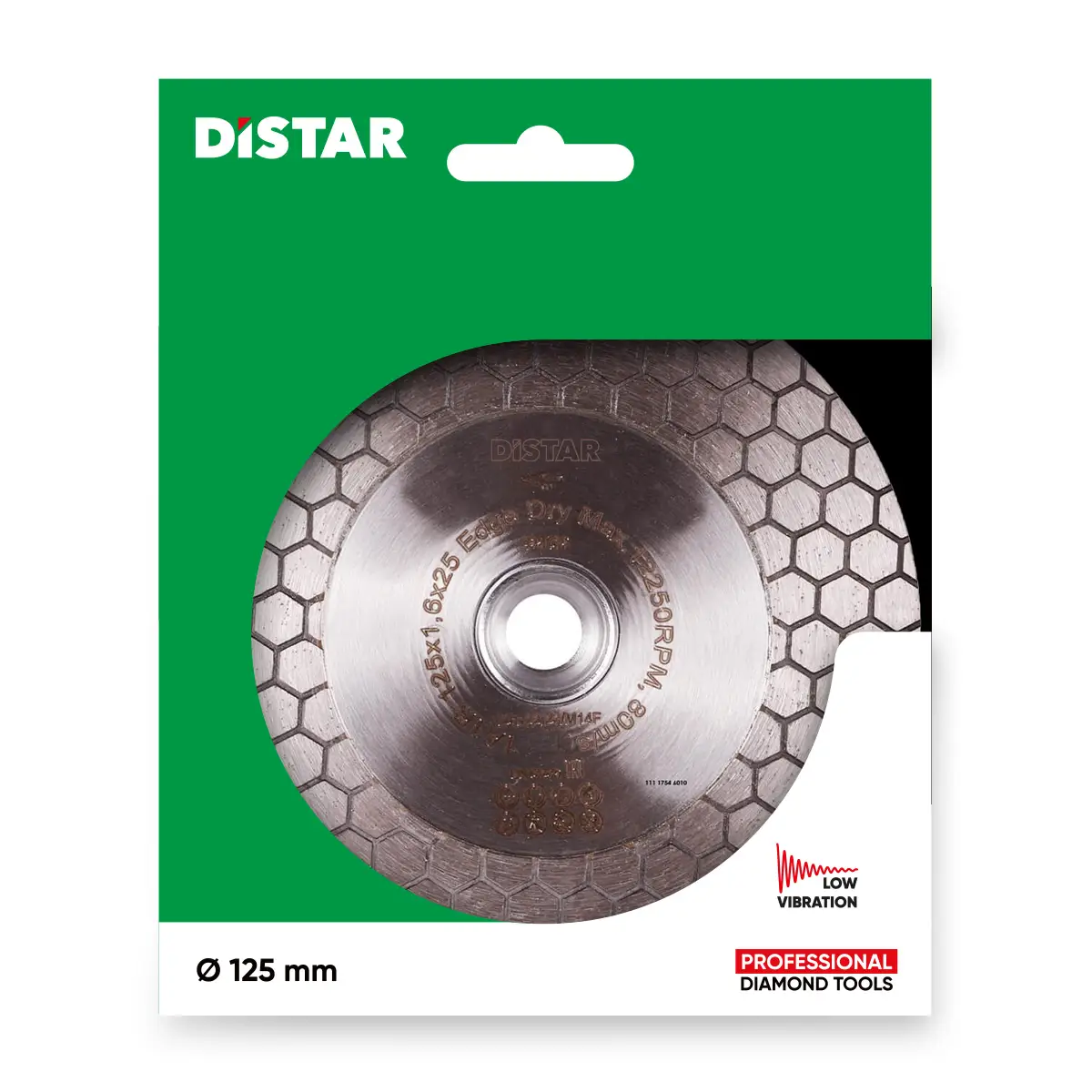Diamantový kotúč 1A1R 125 M14F Edge Dry 1