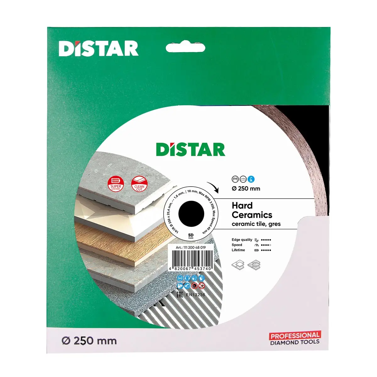 Diamantový kotúč 1A1R 250 Hard ceramics 1