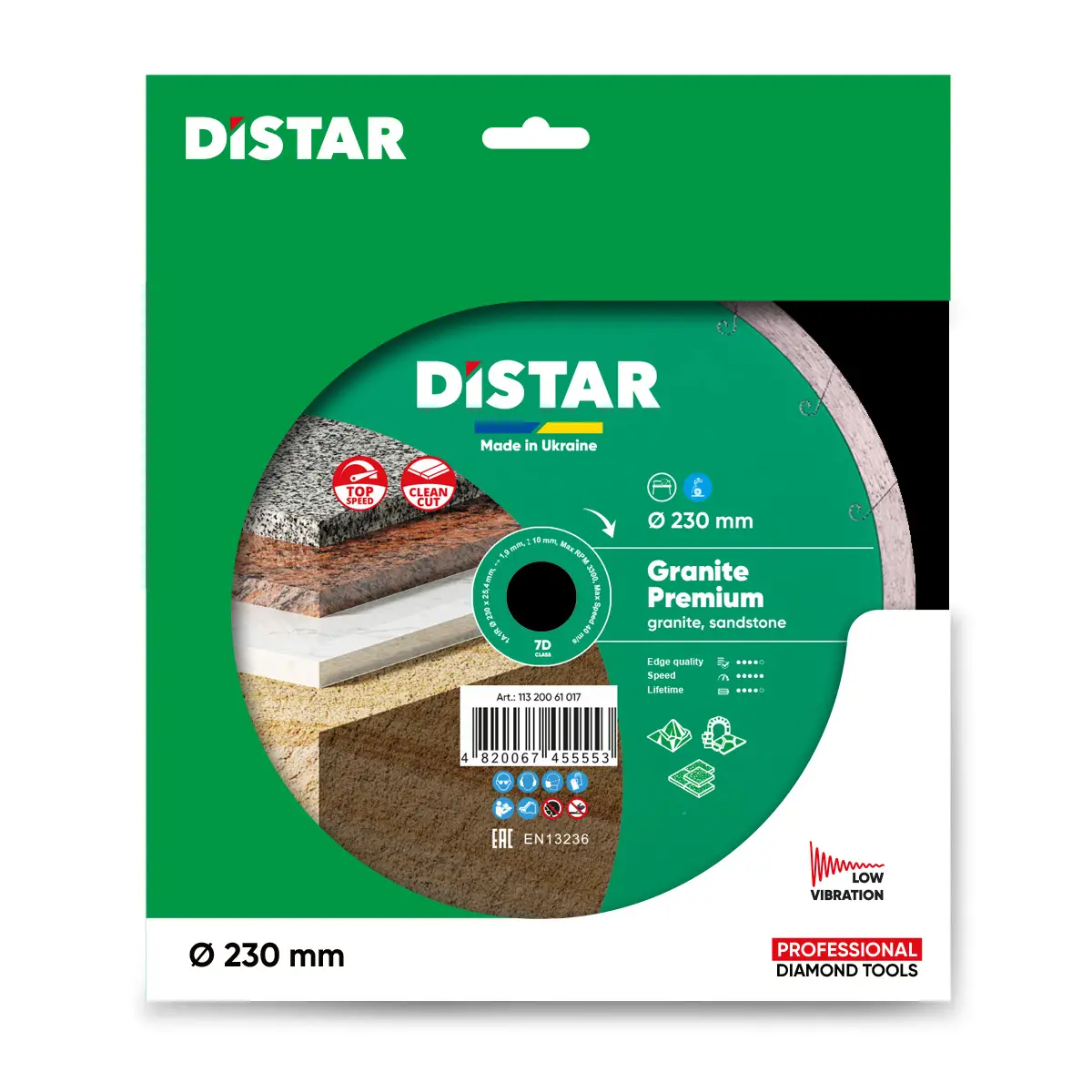 Diamantový kotúč 1A1R 230 Granite Premium 1