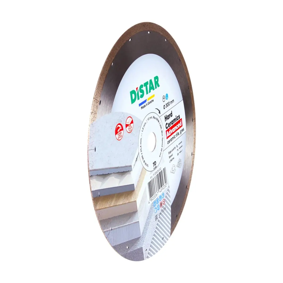 Diamond cutting blade 1A1R 300 Hard ceramics Advanced 1
