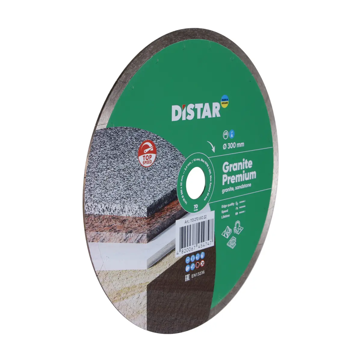Diamond cutting blade 1A1R 300x32 Granite Premium 1