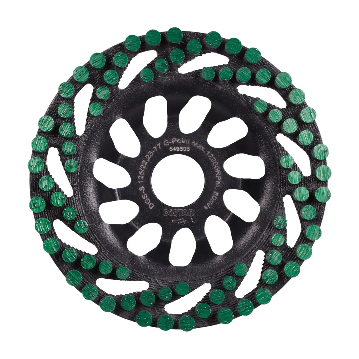 Grinding cup DGS-S 125/22,23-77 Green Point 1