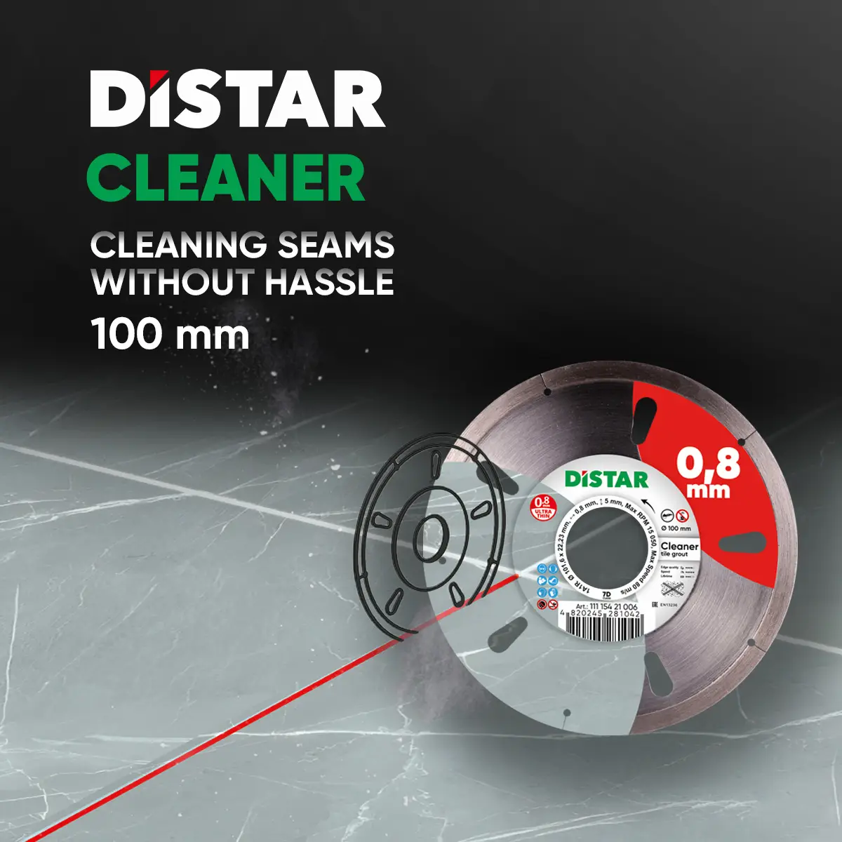 Diamantový kotúč 1A1R 100 Cleaner 1