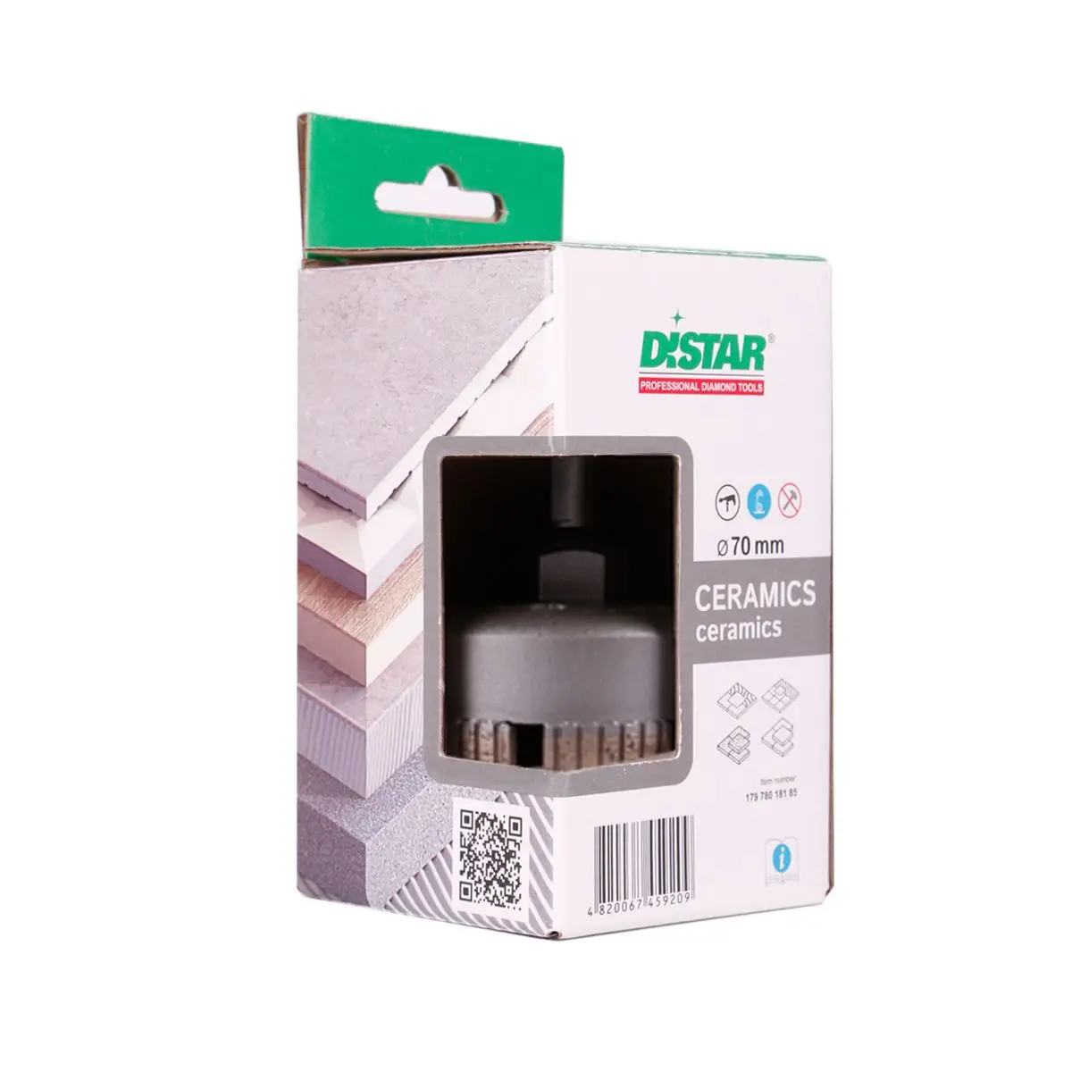 Diamantový vrták DDS-W 70x47 S10 Ceramics 1