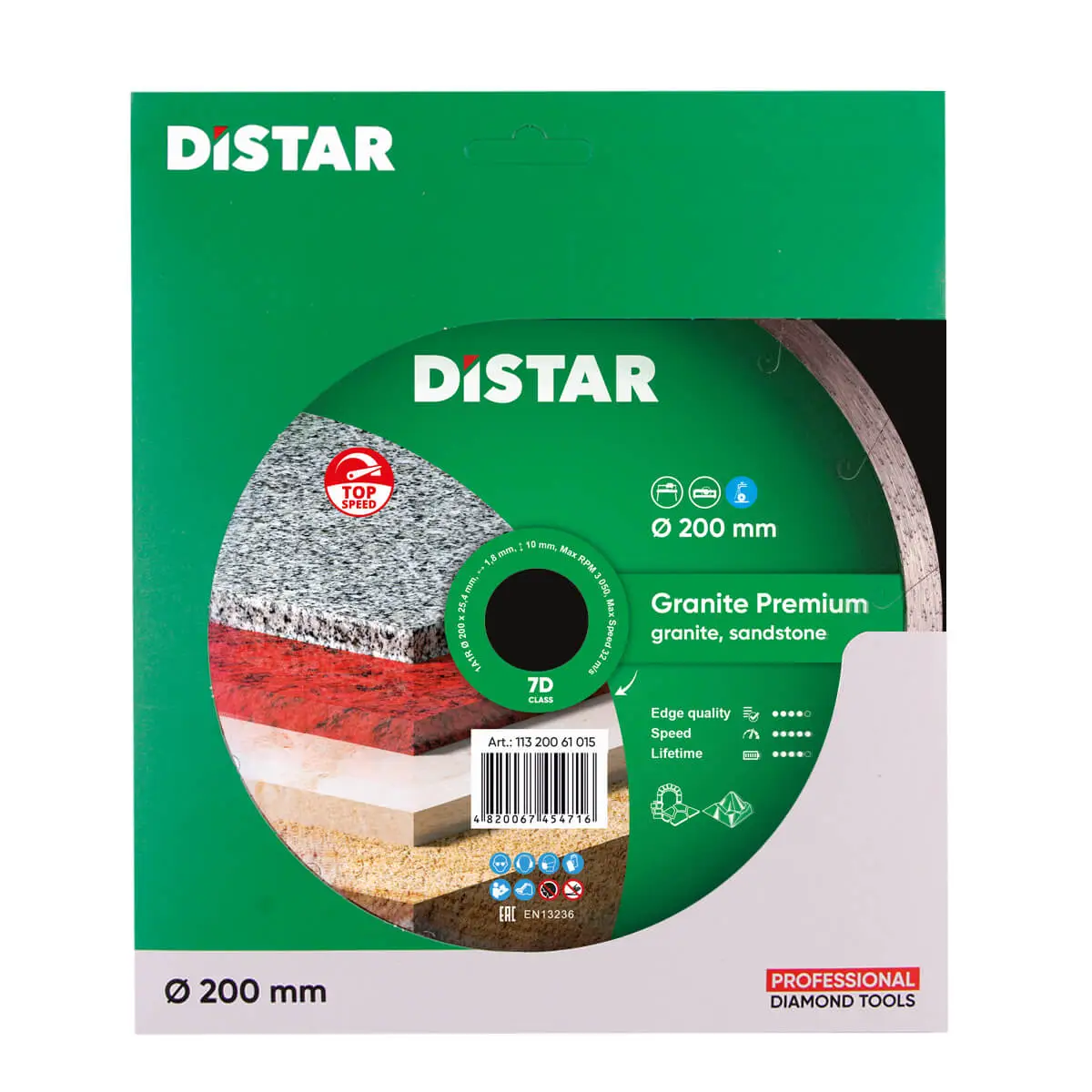 Diamantový kotúč 1A1R 200 Granite Premium 1