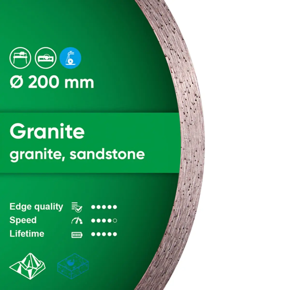 Diamantový kotúč 1A1R 200 Granite 1