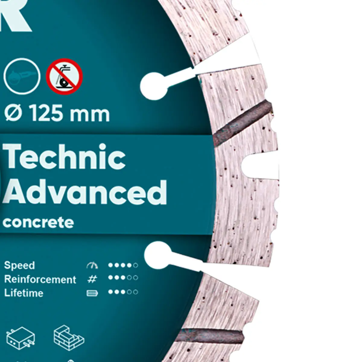 Diamantový kotúč 1A1RSS 125 Technic Advanced 1