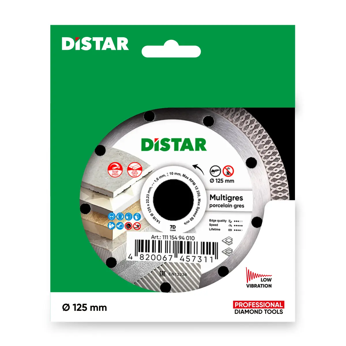 Diamantový kotúč 1A1R 125 Multigres 1