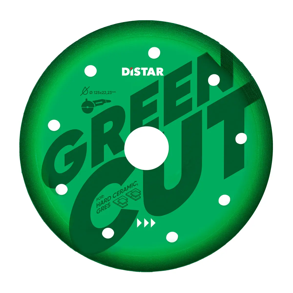 Diamond cutting blade 1A1R 125x22,23 Green Cut 1