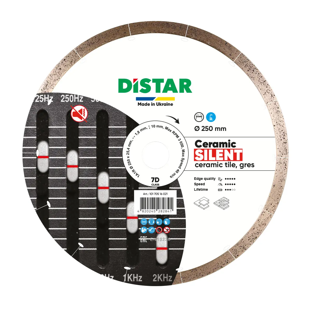 Diamantový kotúč 1A1R 250x25,4 Ceramic Silent 1