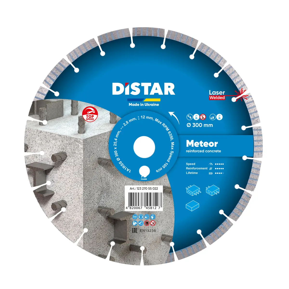 Diamantový kotúč 1A1RSS 300 Meteor 1 Diamantový kotúč 1A1RSS 300 Meteor 1