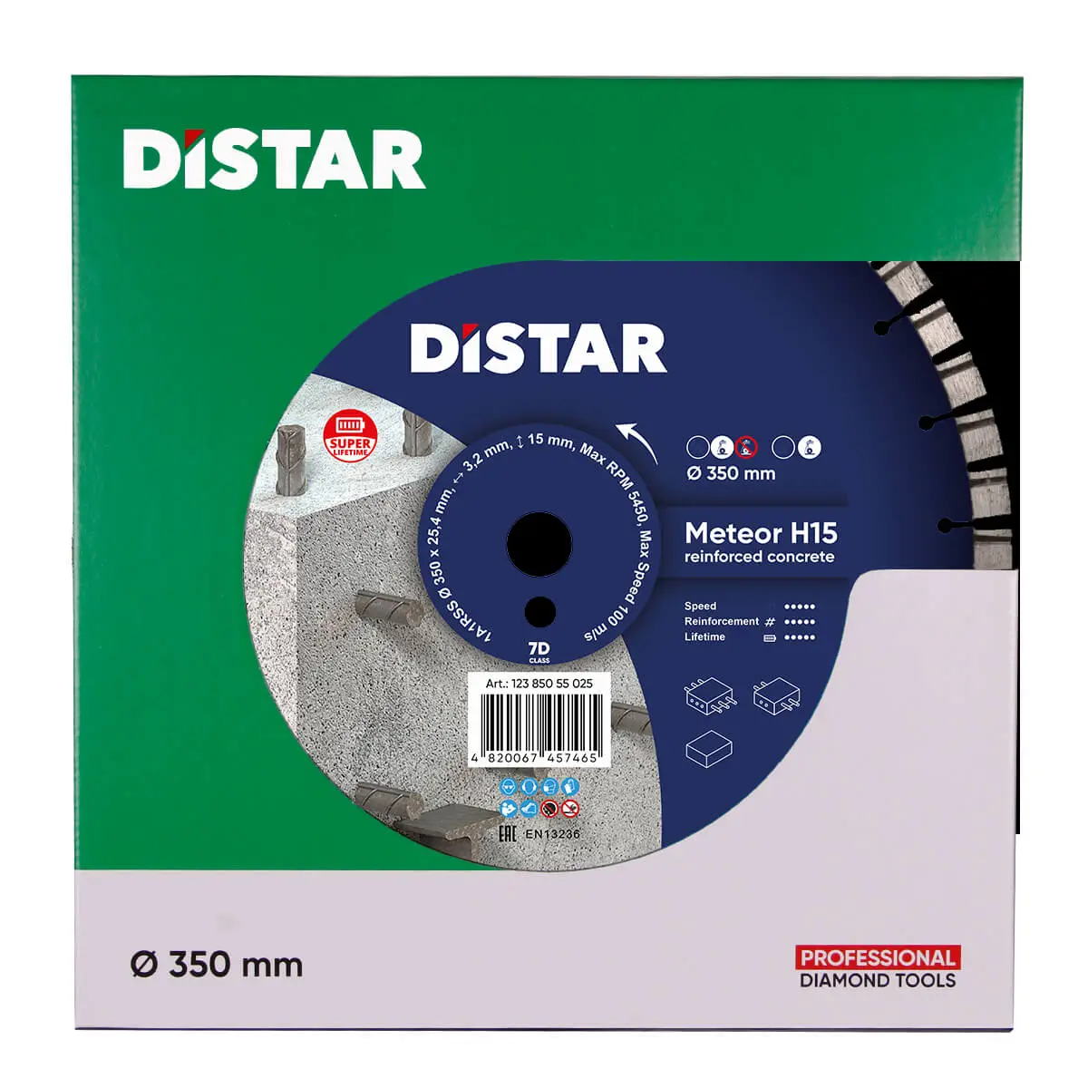 Diamantový kotúč 1A1RSS 350 Meteor H15 1